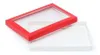 Dekorative Geschenkbox aus Karton, rot, 220 x 150 x 20 mm, Produktbild-Vorschau 1