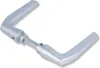 A silver-colored door handle set is shown against a white background. Produktbild-Vorschau