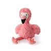 A plush flamingo toy is shown sitting against a white background. Produktbild-Vorschau