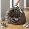 Aumüller Korbhöhle Vintage Grau 60 cm Katzenhöhle Produktbild-Vorschau 5