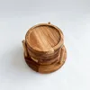 Sada kulatých podtácků 6 ks se stojanem Náhled obrázku produktu 3