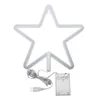 LED Neon Schild Stern Gelb 28.5x28.5cm - Weihnachtsdeko Produktbild-Vorschau 7
