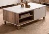 Couchtisch Menorca in weiß und Used Wood hell Vintage Produktbild-Vorschau 1