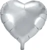 Herz-Folienballon 45cm, silber Produktbild-Vorschau 6