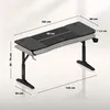 Huzaro Hero 4.6 Black gaming desk Voir les images du produit 3