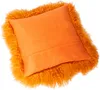 Tibetlamm Kissen Kissenbezug (ohne Inlet) JAY12 Orange Produktbild-Vorschau 2