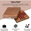 Solitär Gr. L mit roten Steckern – Solitaire – Denkspiel Produktbild-Vorschau 9