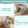 Geschlossene Katzentoilette mit Schale und Schaufel, Blau Produktbild-Vorschau 4