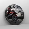 Wanduhr - Rund - Glasuhr - Sport Rennen Motorrad Reise - Produktbild-Vorschau 4