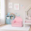 Kindersessel in Bärenform aus Samt und Schaumstoff rosa | Produktbild-Vorschau 5