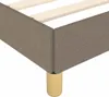 vidaXL Bedframe zonder matras, taupe, 100x200 cm, stof Productafbeelding-voorbeeld 6