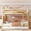 Kinderekkerbed 90x200 cm met uitschuifbed 90x190 cm, 3 Productafbeelding-voorbeeld 3