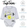 TupTam Unisex Baby Langarm-Body mit Aufdruck 5er Set, Produktbild-Vorschau 3