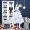 XINZI 240cm Künstlicher Weihnachtsbaum Weiß PVC – Schwer Produktbild-Vorschau 13