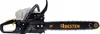 A gasoline-powered chainsaw is shown against a white background. Produktbild-Vorschau
