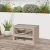 Kleintierkäfig Holz 60 x 35 x 42 cm Aosom Produktbild-Vorschau 3