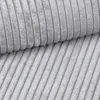 A close-up view of light gray corduroy fabric. Produktbild-Vorschau