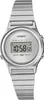 A silver Casio digital watch with a metal band is shown against a white background. Produktbild-Vorschau
