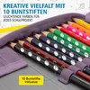 itenga Schüler-Etui Mäppchen Einhorn Zauberwolke 28 teilig Produktbild-Vorschau 5