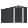 vidaXL Gerätehaus Anthrazit 277x279x179 cm Verzinkter Stahl Produktbild-Vorschau 3