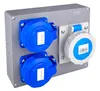 Steckdosenverteiler 2X Schuko 230V + CEE 16A 3-polig, Produktbild-Vorschau 3