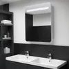 zrkadlová skrinka LED vidaXL 68x9x80 cm Náhľad obrázku produktu 2