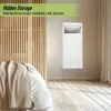 Einbau-Wäschekorb mit Deckel, Wandmontage, Weiß, 22,05 lbs Productafbeelding-voorbeeld