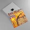 Wanduhr - Quadrat - Glasuhr - Venedig Stadt - 40x40cm - Produktbild-Vorschau 2