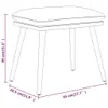 vidaXL Podnóżek aksamitny ciemnozielony 45x29,5x35 cm Podgląd zdjęcia produktu 7