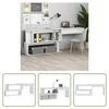Escritorio Living Store, color blanco brillante, Vista previa de la imagen del producto 8