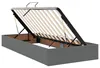 vidaXL Coffret de lit avec rangement, gris foncé, 90 x 200 Voir les images du produit 6