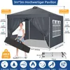 Składana altana 3 x 3 m Składany wodoodporny namiot Podgląd zdjęcia produktu 2