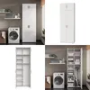 Universalschrank Vicco Ingo Weiß 80 x 182.4 cm mit Produktbild-Vorschau 8