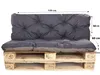 Coussins pour meubles en palette assise 120x60 / dossier Voir les images du produit 2