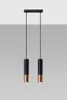 Lampada a sospensione LOOPEZ 2 nero/rame 2xGU10 10W acciaio Anteprima dell’immagine prodotto 21