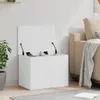 vidaXL Truhe Weiß 60x42x46 cm Holzwerkstoff Produktbild-Vorschau 2