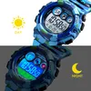 Alienwork Seven-color LED Digital Kinderuhr Jungen Mädchen Produktbild-Vorschau 5