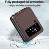 Kožené crossbody flipové pouzdro pro Samsung Galaxy Z Flip3 Náhled obrázku produktu 8