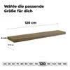 tømmermann Wandregal mit Baumkante Schweberegal massiv Produktbild-Vorschau 2