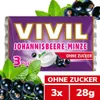 VIVIL Johannisbeere-Minze Pastillen ohne Zucker | 3er Pack Produktbild-Vorschau 2
