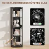 BROTTAR Ausstellungsschrank mit Glastür, 4-stufiger Produktbild-Vorschau 8