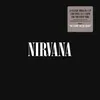 A black background with the band name "NIRVANA" in large white letters and a promotional sticker in the upper right corner. Produktbild-Vorschau