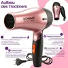 Sèche-cheveux de voyage 1500 W, compact, séchage rapide, Voir les images du produit 2