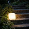 LED kostková lampa Kynast Solar, 20 x 20 cm, matné sklo, 1 Náhled obrázku produktu 3