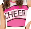 Sportliches Cheerleader Outfit Karneval Party Fasching Produktbild-Vorschau 9