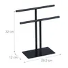 Portasciugamani Relaxdays, portasalviette, dimensioni: 31 x Anteprima dell’immagine prodotto 4