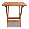 vidaXL Tavolo da bistrot 46x46x47 cm in legno massiccio di Anteprima dell’immagine prodotto 9