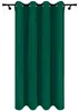 Velurový závěs na průchodkách 140x240 cm tmavě zelený Náhled obrázku produktu 3
