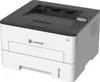 A Lexmark laser printer is shown from a three-quarter front view against a white background. Produktbild-Vorschau