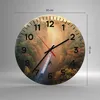 Wanduhr - Rund - Glasuhr - Bahn Herbst So - 30x30cm - Produktbild-Vorschau 3